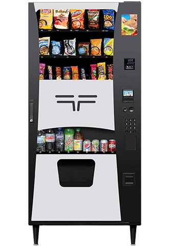 Futura combo vending machine — snacks and drinks in one unit